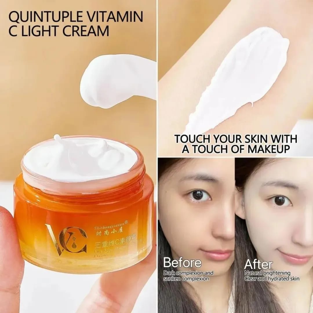 Vitamin C Tone-Up Cream – Brightening & Hydrating Moisturizer
