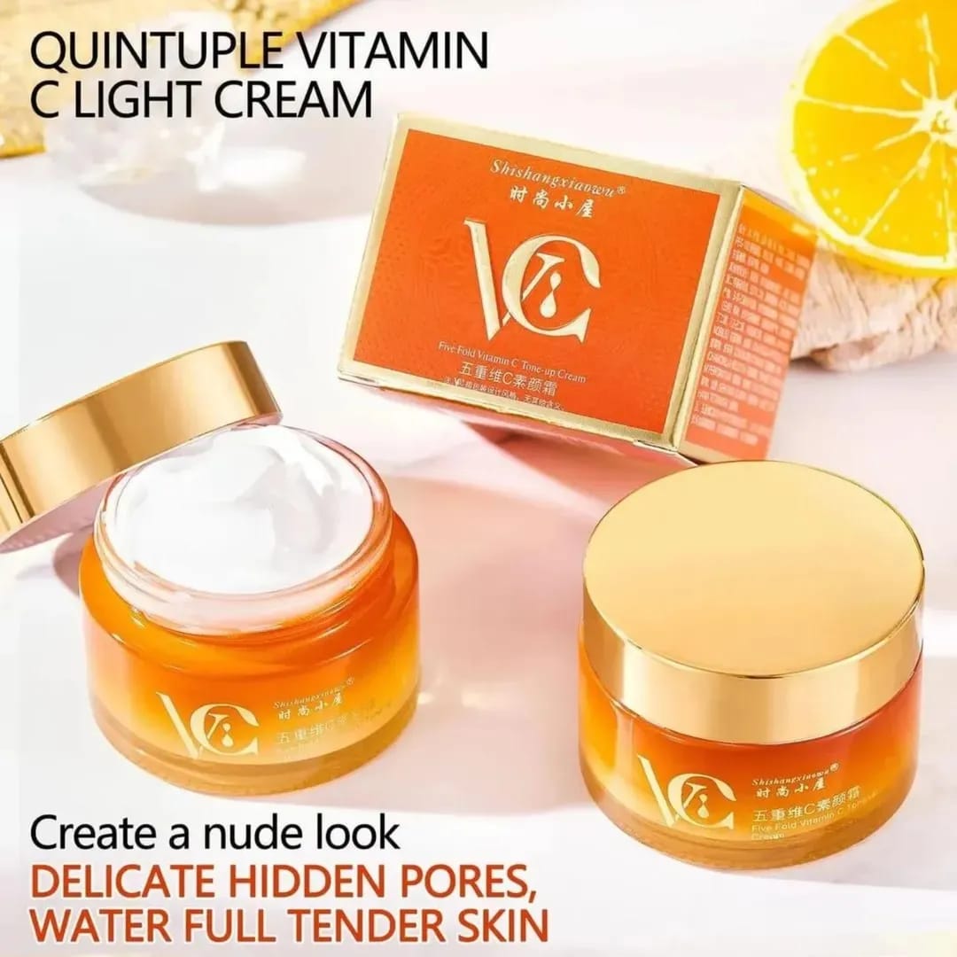Vitamin C Tone-Up Cream – Brightening & Hydrating Moisturizer