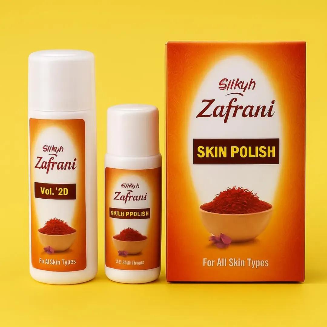 Zafrani Gold Skin Polisher Cream Set All Skin Types