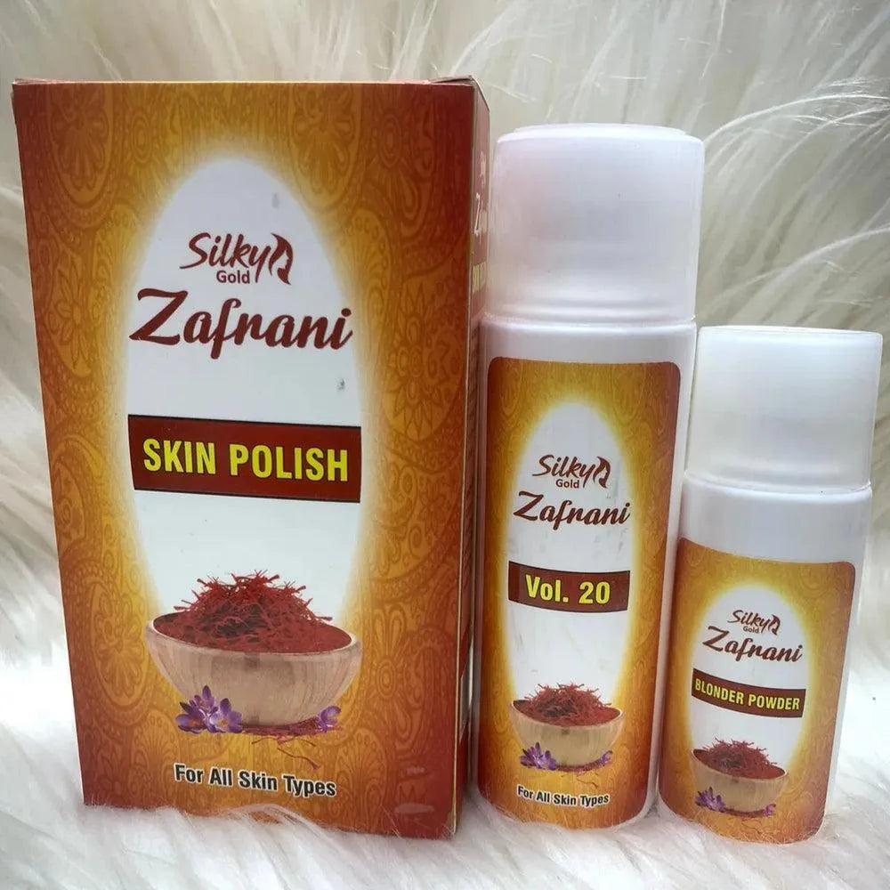 Zafrani Gold Skin Polisher Cream Set All Skin Types