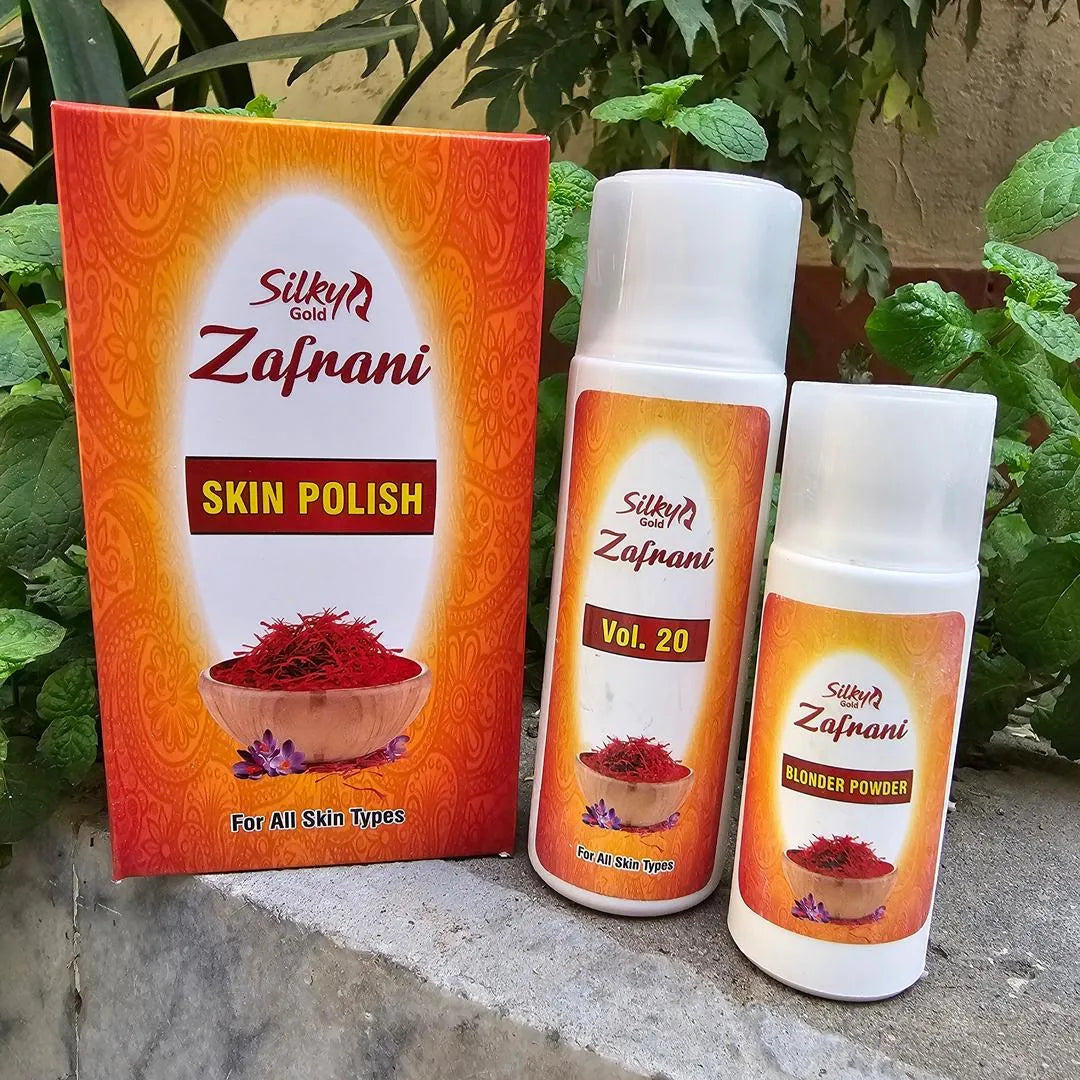 Zafrani Gold Skin Polisher Cream Set All Skin Types